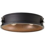 Brilliant Zois Deckenleuchte Metall Schwarz | 420mm - Geeignet für 2x E27