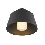 SLV Photoni Aluminium Schwarz | Geeignet für 1x E27