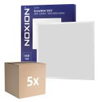 Mehrfachpackung 5x Noxion LED Panel Ecowhite V4.0 28W 3360lm - 830-840-865 CCT | 60x60cm - Philips driver