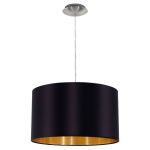 Eglo Pendelleuchte Maserlo Stahl Satin-Nickel | Geeignet für E27